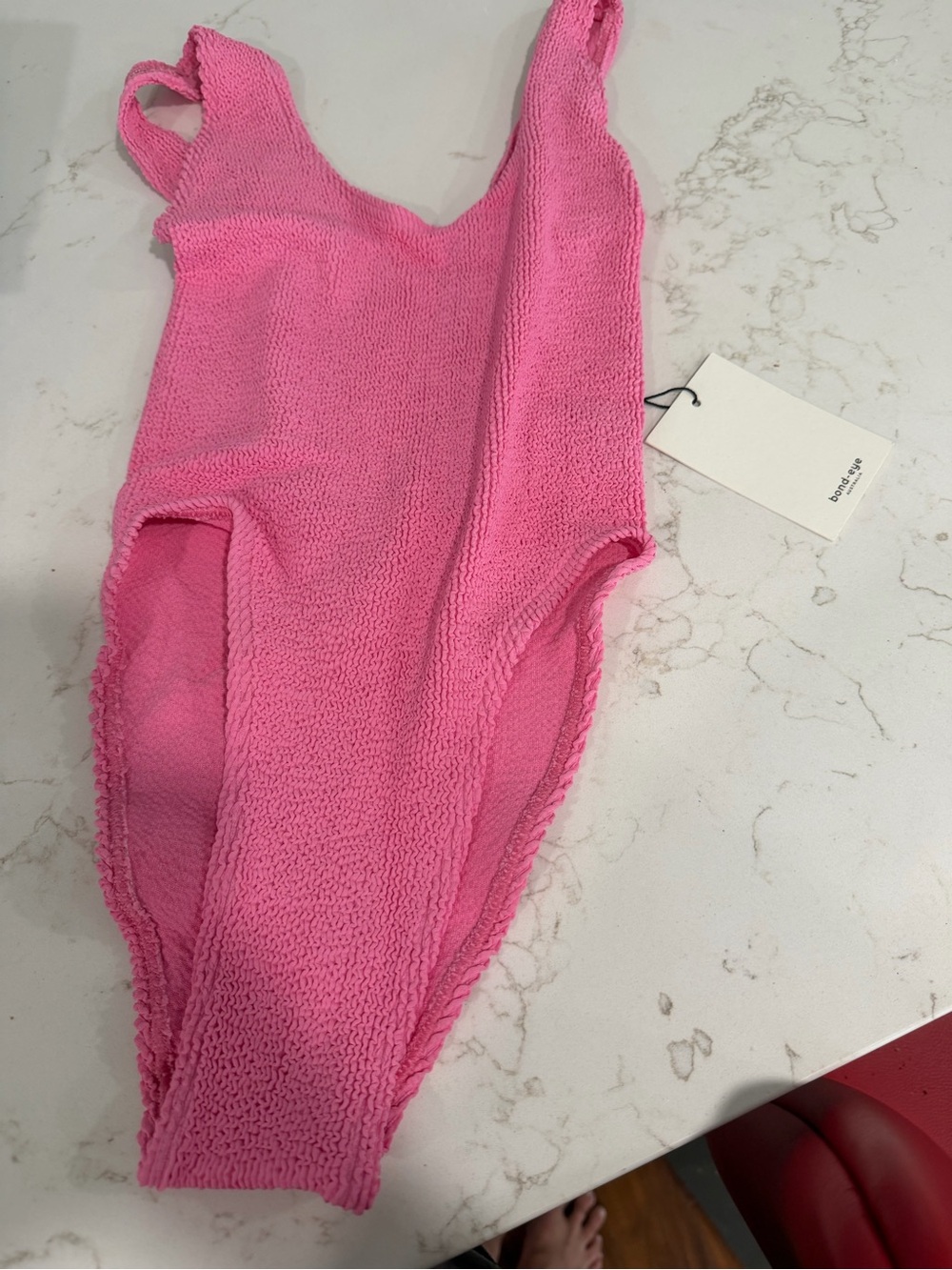 bond-eye Pink Knit Beach Tunic - Picture 3 of 4